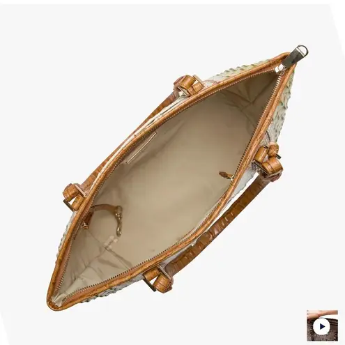 Brahmin Medium Asher Fern Williamette Leather Tote Bag