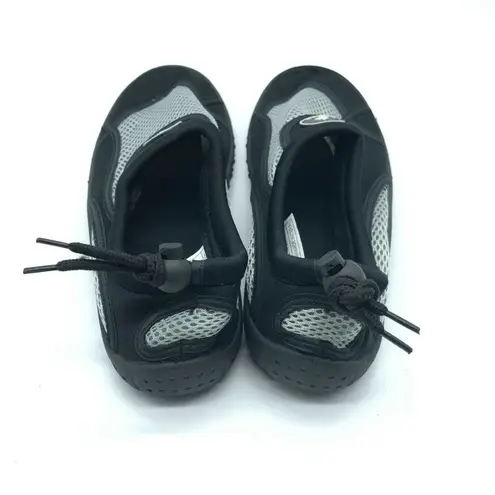 Fantiny Womens Water Shoes Slip On Fabric Mesh 8 Gray