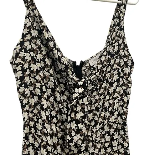 All in Favor Floral Print Tie Jumpsuit