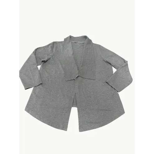 Trendy Chic Gray Open Front High Low Cardigan Size undefined