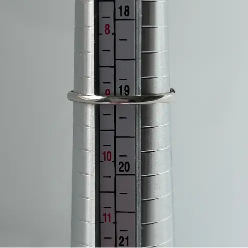 925 Sterling Silver Ladies Circle Cut Turquoise Ring Western Jewellery Gift Sz 9 Blue