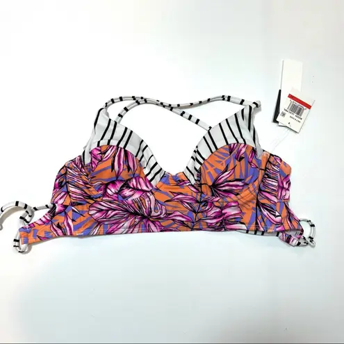 Salt+Cove LILAC MULTI Hawaii Bikini Swim Top Pink Size undefined