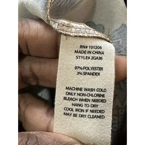 Soft Surroundings Two Piece Skirt Set Sz L Floral Damask Print Boho Whimsigoth