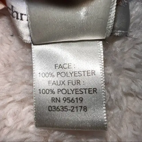 Christopher & Banks Women's Petite Reversible Faux Shearling Vest-Petite Large