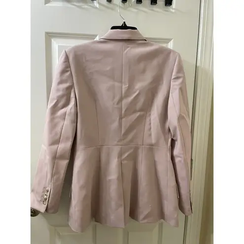 JUIDTH&CHARLES Preppy Office Light Pink Tailored Buttoned Blazer SIZE 10