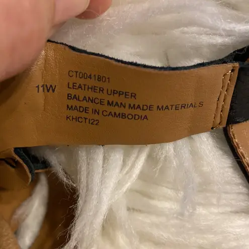 COMFORTIVA PILLOW TOP MEMORY FOAM SANDALS SIZE 11W color black brand new