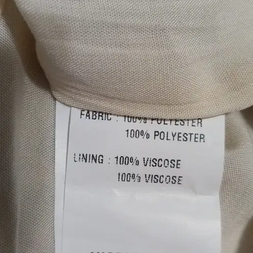 Molly Bracken Cream and Multicolored Grid Print Dress