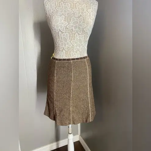 Piazza Sempione Brown Skirt Size M