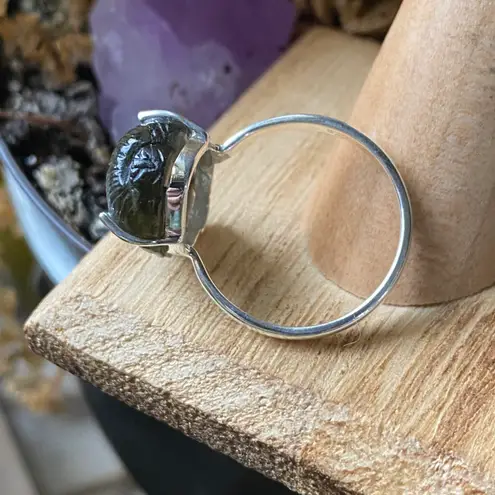 Buddha Face Carved Labradorite Sterling Silver Ring Size 9 Multiple