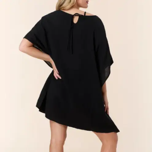 ANDIE  Size S/M Black Cotton Gauze The Magdalena Kaftan NWT swimsuit cover up