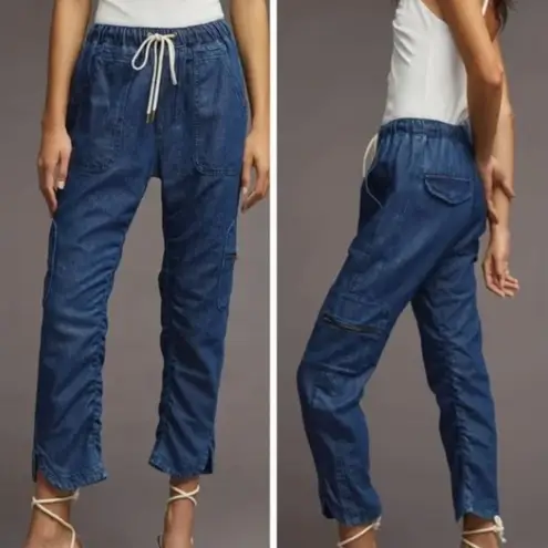 Pilcro Anthropologie The Cottage Cropped Jeans Dark Wash Ankle Cropped Sz Small