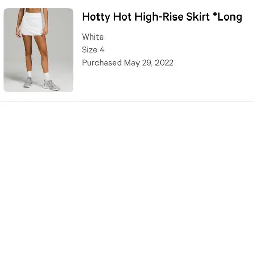 Lululemon  Hotty Hot High Rise Skirt