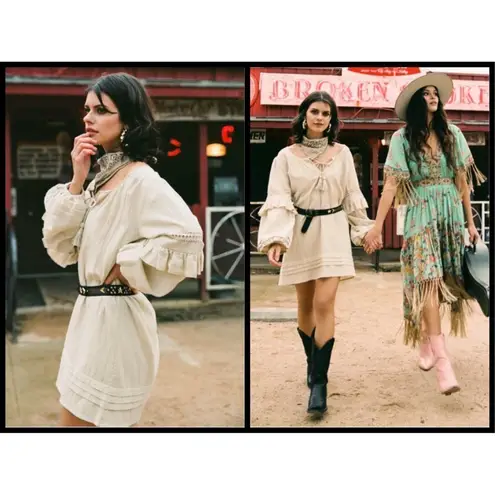 💕SPELL & THE GYPSY💕 Lola Tunic Dress ~ Biscuit M Size M