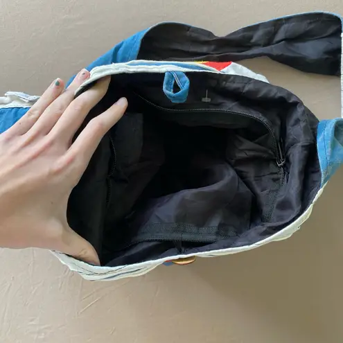 Colorado Flag Hobo Shoulder Bag Blue