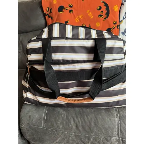 California Innovations Insulated Lunch Bag Tote Striped Cooler Brown