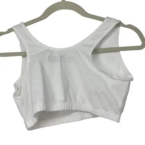 Fruit of the Loom  WHITE COTTON SPORTS BRA SIZE 38