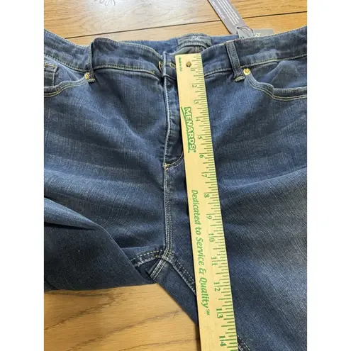  So Lifting By‎ Chicos Slim Leg Jean Deep Sapphire Size  3 Short City NWT