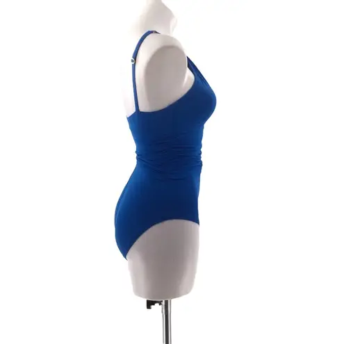 Bleu Rod Beattie #023 Blue Rod Beattie Urban Goddess High Neck Keyhole One Piece Swimsuit