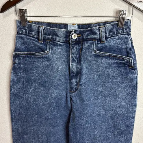 Jordache Med Wash Faded Vintage Mom Jeans 27x29" Size 8