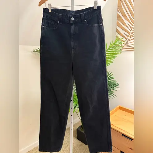 KHAITE black washed Martin oversized l jeans 27