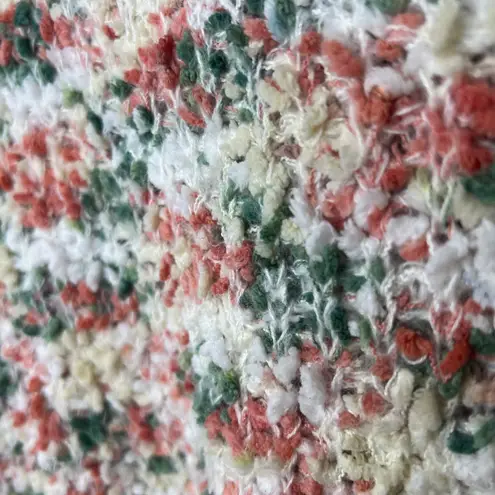 JODIFL Women's Multicolor Popcorn Knit Pullover Sweater Size Medium Pointed Hem