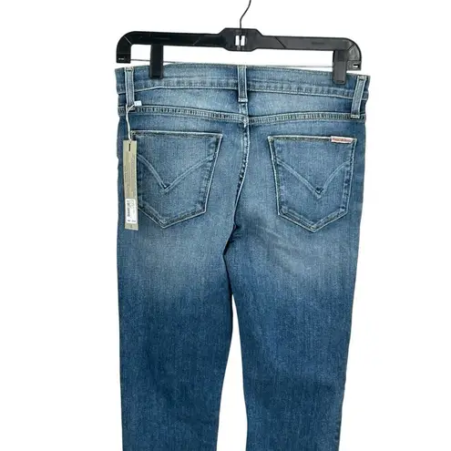 Hudson NWT Jeans Womens 27 Blue Nico Mid Rise SS Ankle Blue Falls