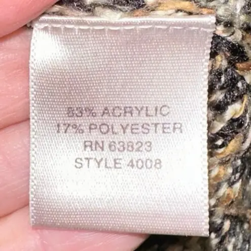 Christopher & Banks  Multicolored Front Cardigan