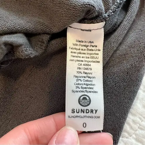 Sundry ✨ for Evereve Black Camo Skirt XS