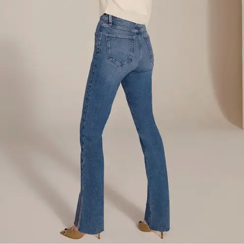 Favorite Daughter 34 PETITE SHORTIE VALENTINA TOWER SUPER HIGH RISE - MED INDIGO