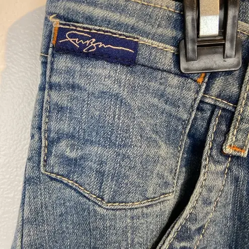 Vintage Fubu Jeans Y2K Boot Cut High Rise High Rise Size 10 Minimalist Blue