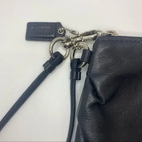 Coach  Leather Wristlet Pouch