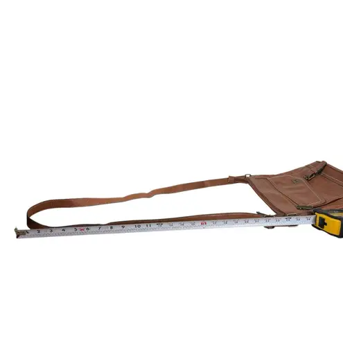 Born concept b.ø.c Cognac Brown Faux Leather Crossbody Bag Messenger Purse