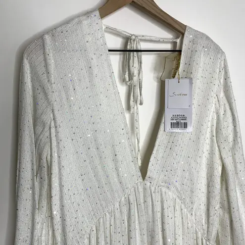 Sundress Chicago Maxi Dress Womens New Medium Large Revolve White