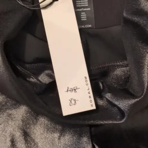 Koral Breaker High Rise Zebra Foil Legging - Black/Lapis Blue Zebra Size Medium