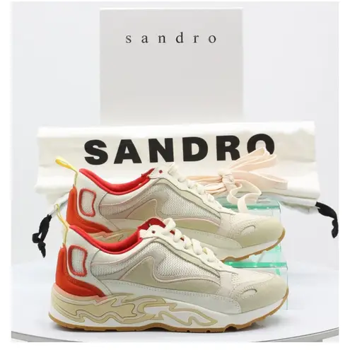Sandro NEW in box Flame Sneakers size 40 / 9.5 Fashion Sneakers