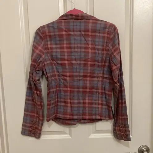 American Eagle Y2K Plaid  Blazer