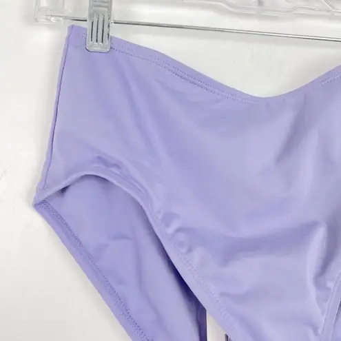 ANDIE NWT Swim The High Waisted Bottom Flat Bikini Iris Purple Size XS NEW