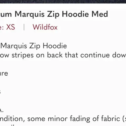 Wild fox marquis zip hoodie and matching sweats