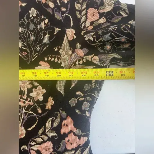 Vintage Claire Murray Design Tapestry Jacket Size XL EUC Black