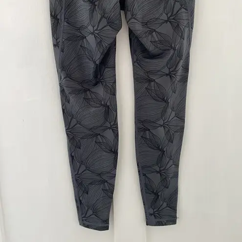BUFFBUNNY Limitless Pocket Compression Legging in Black Gray Citrus Size S