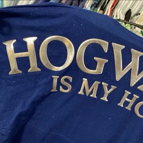 Universal studios Harry Potter wizard world Hogwarts is my home spirit jersey S Blue