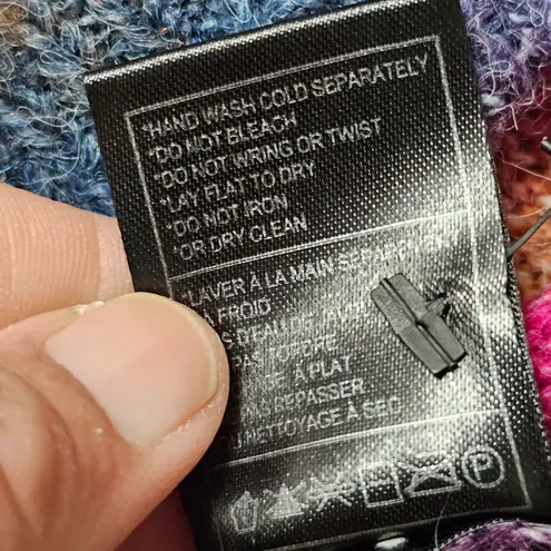 BB Dakota  Ombre Multicolored Wool Blend Crewneck Sweater Size Medium