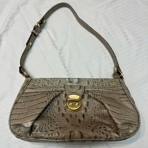 Brahmin  Women's Tote Bag, Medium - Beige Croc Embossed Handbag