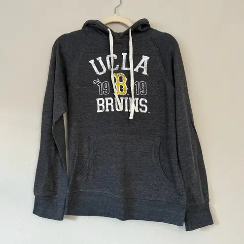 UCLA 1919 Bruins Grey Knit Hooded Sweatshirt Gray