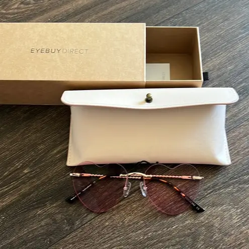 Pink Heart Shaped Glasses