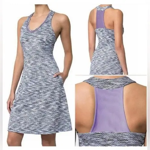 MPG Sport  Athletic Dress in Purple, Black, White