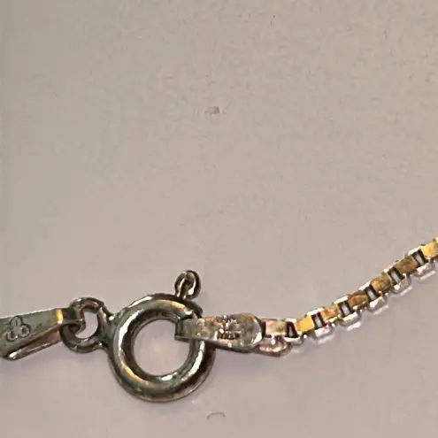 3 Vintage chain bracelets herringbone, box chain and braided 2 are 925 sterling Silver