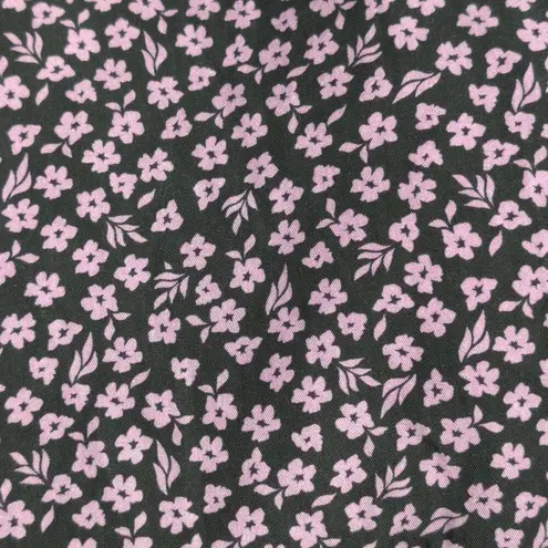 Barbour Midhurst Top Floral Ditsy Print Smocked Ruffle Lyocell Long Sleeve 6 New