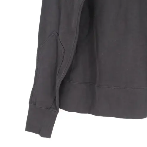 American Giant Black Full Zip Hoodie Sweatshirt Womens Medium Cotton Made in USA