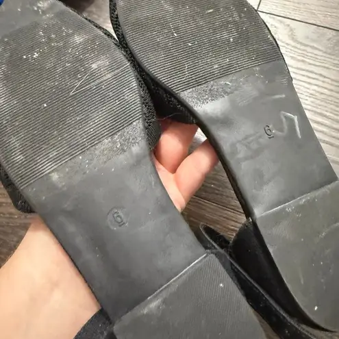 Seychelles Women’s 6 Black Pointed Toe Sandals